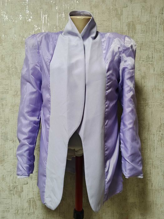Ліловий бузковий жакет L розмір пиджак на підкладці