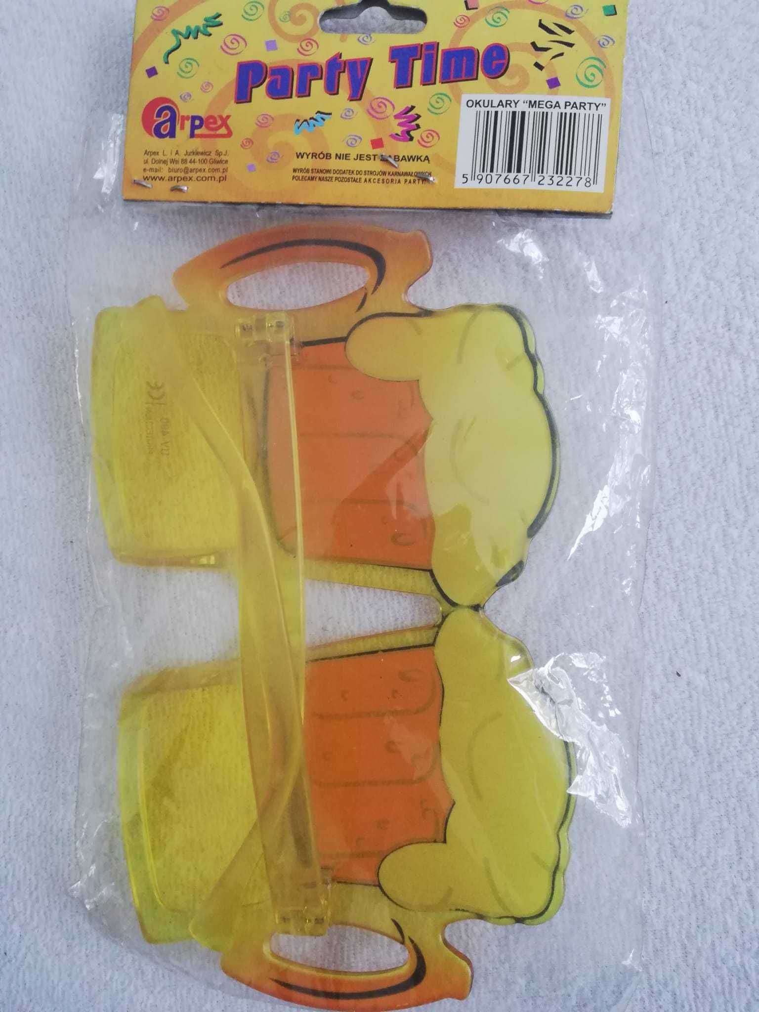 Okulary piwosza gadżet imprezowy