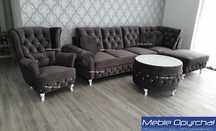 PRODUCENT!! NOWOŚĆ  !!! narożnik glamour kryształki NR.76