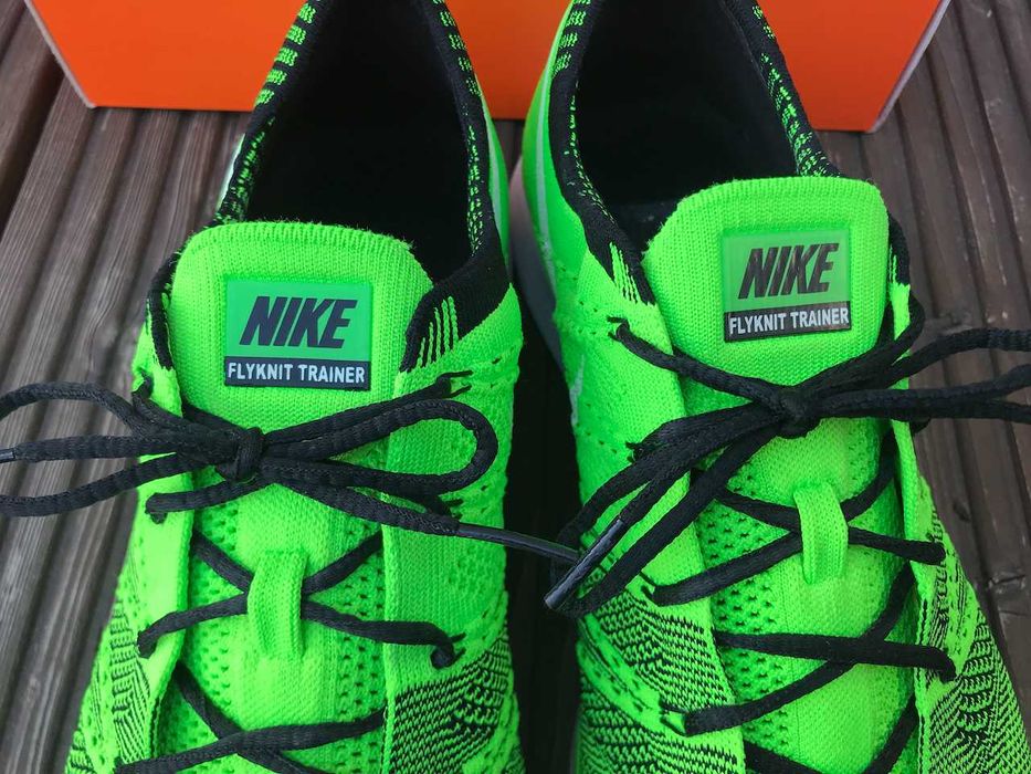 Nike Flyknit Trainer Electric Green unpadded EUR 46