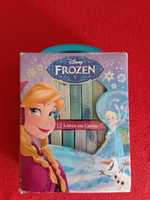 Mala com conjunto de 11 mini livros, Disney - Frozen
