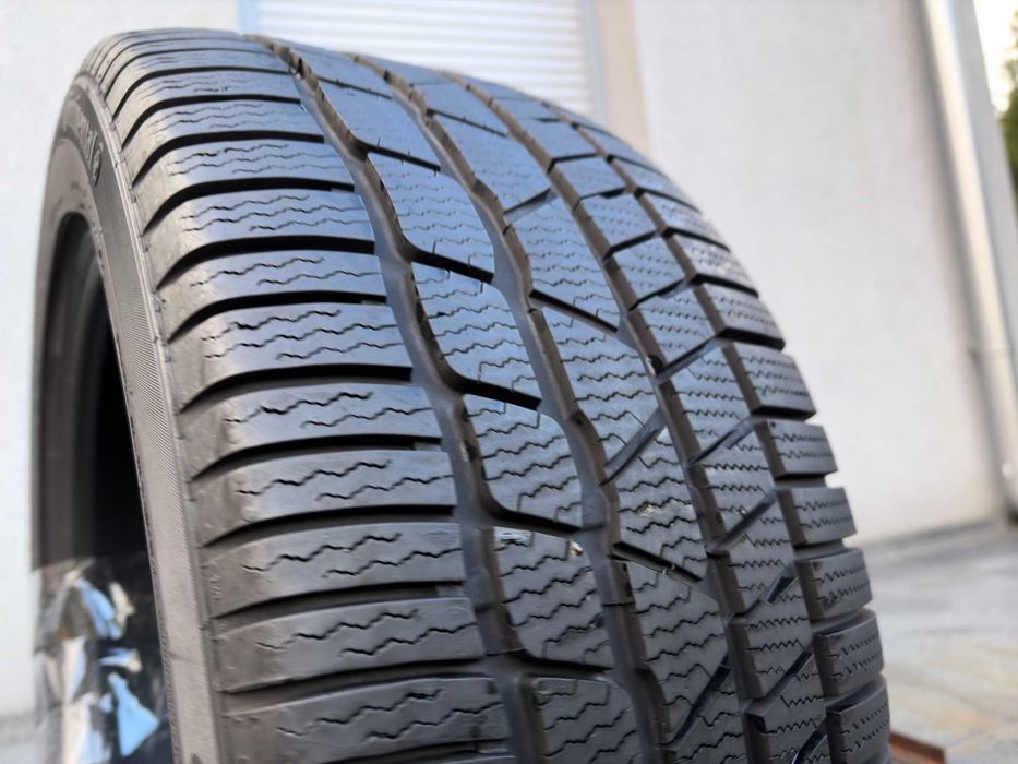 2szt zimowe 255/45R17 Continental 7,4mm 2021r świetny stan! Z1009 gwar