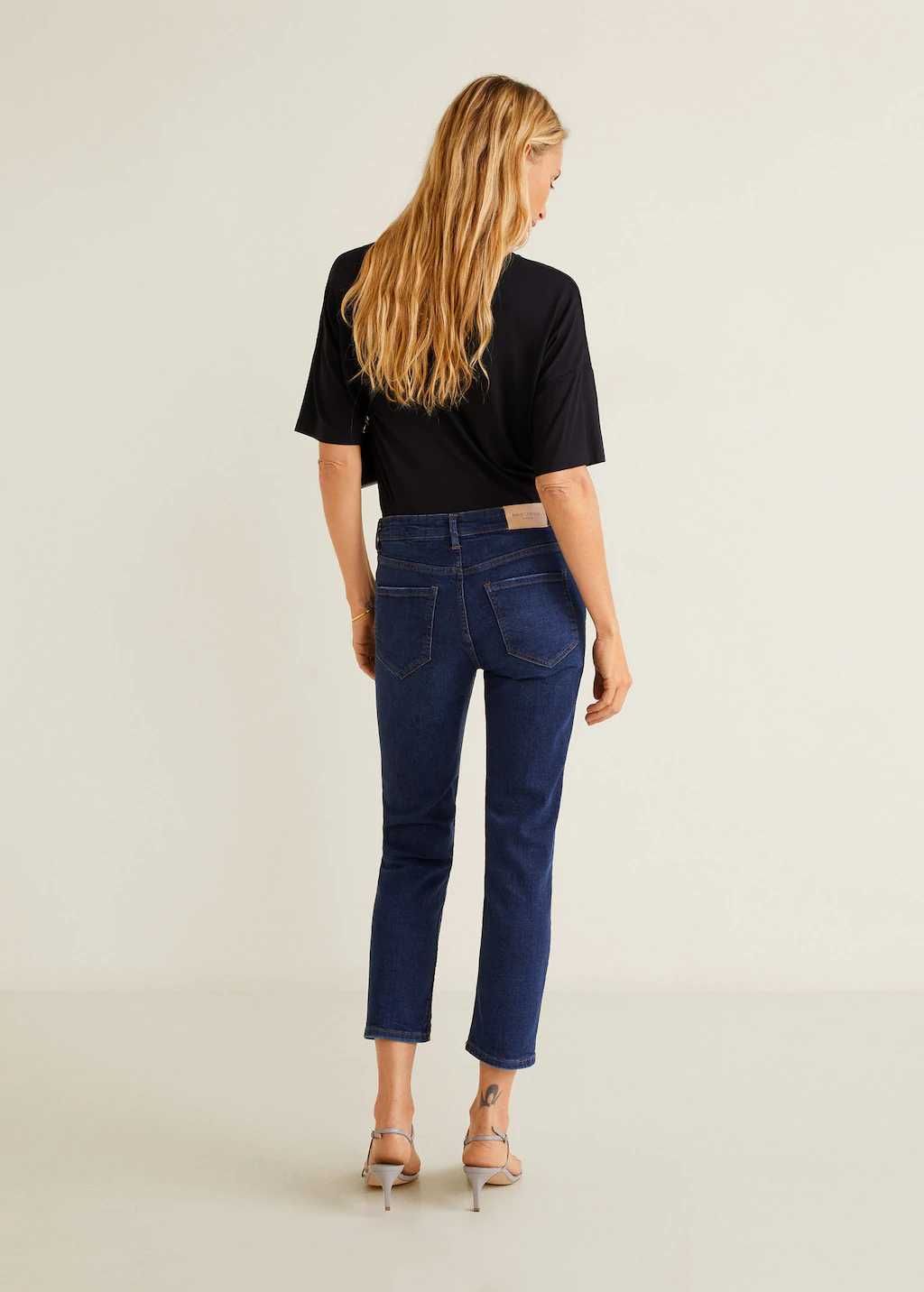 Джинсы Mango, slim cropped jeans