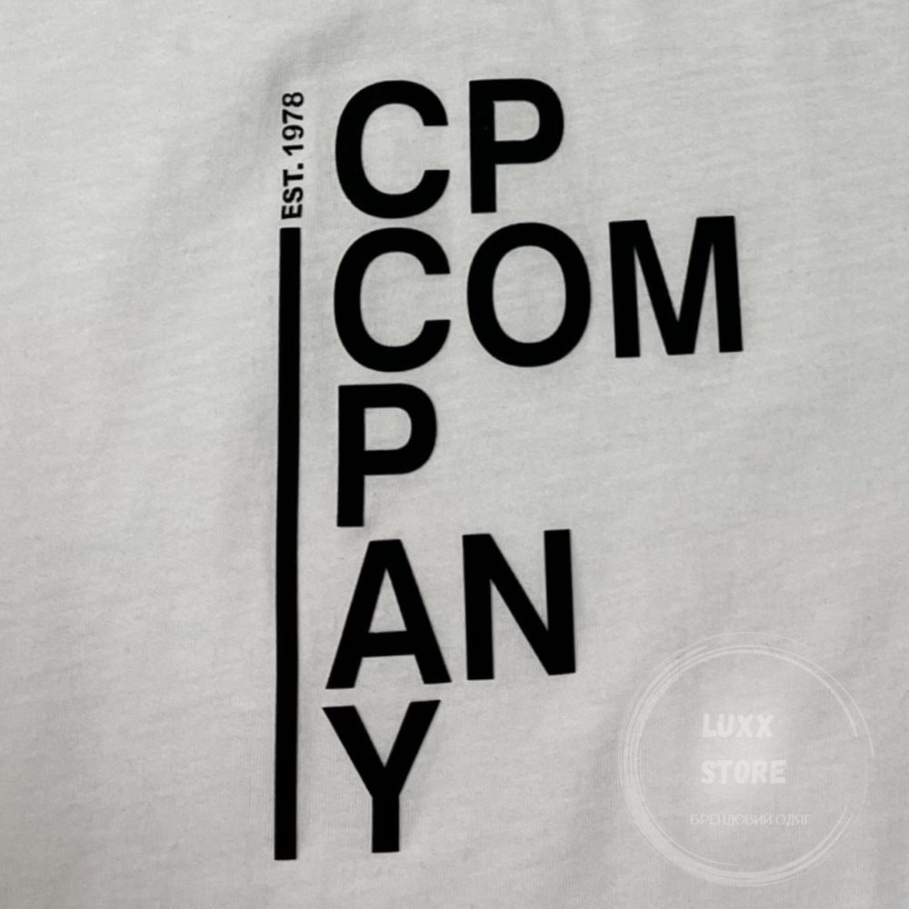 Футболка C.P. Company Label Logo (C P, CP, сипикомпани)