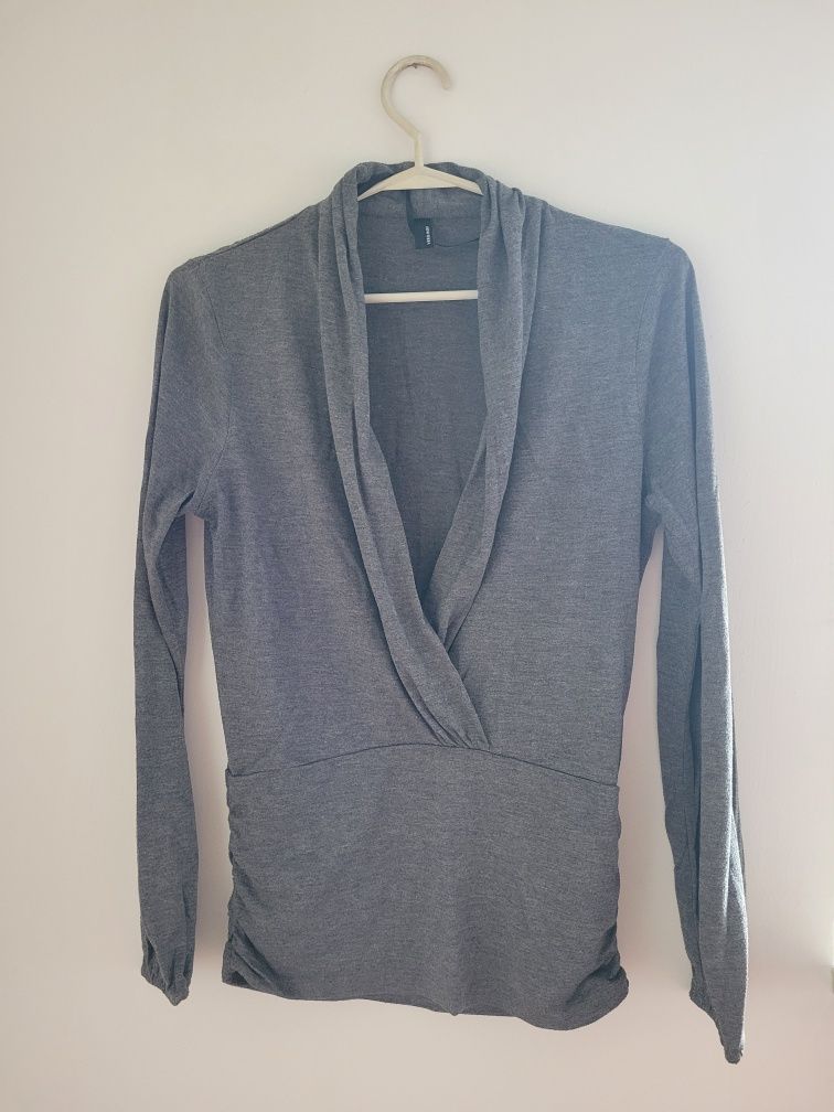 Szara bluzka Vero Moda