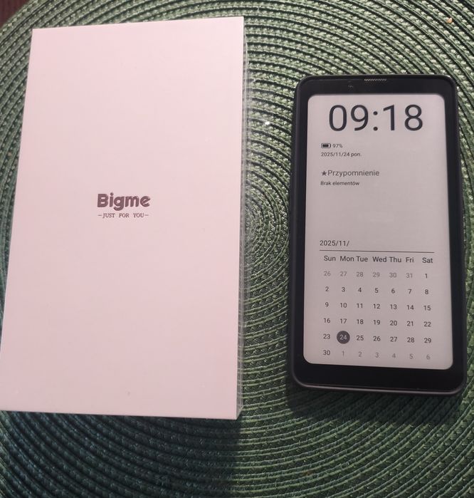 Bigme hibreak pro Black nowy smartfon e-ink