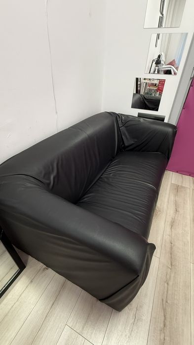 Skórzana kanapa bez funkcji spania