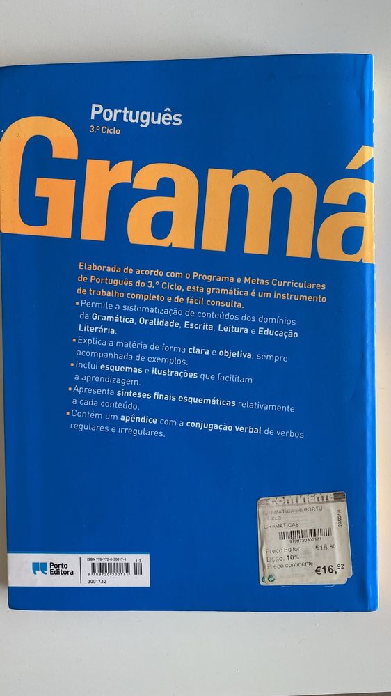 Gramatia de portugues nova!