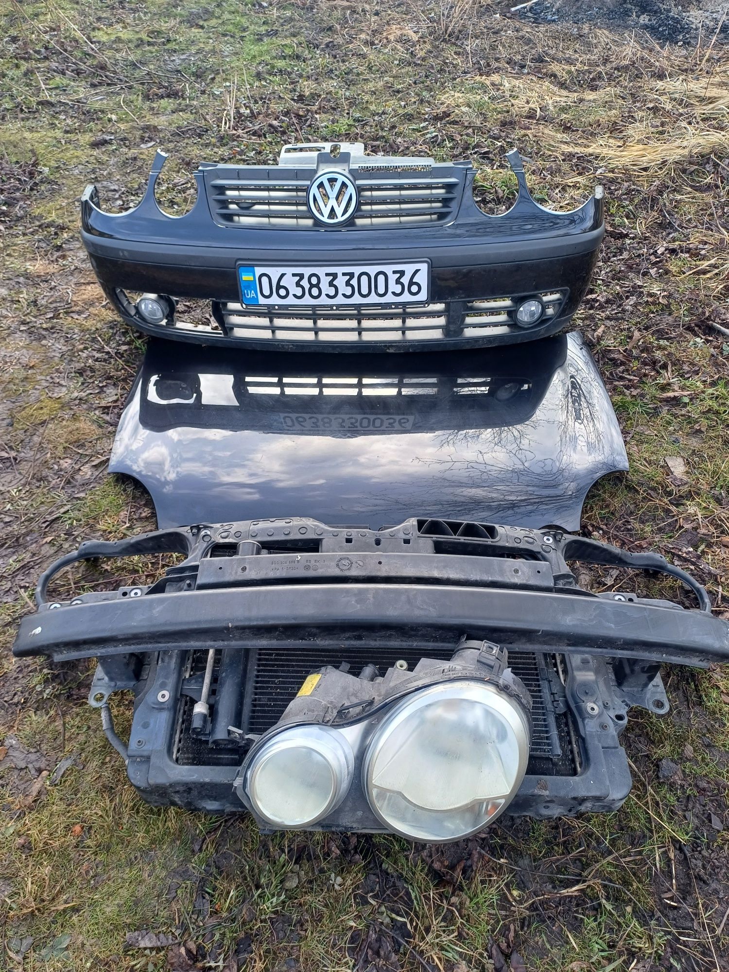 Volkswagen polo 9N 01-05r кришка багажніка кляпа