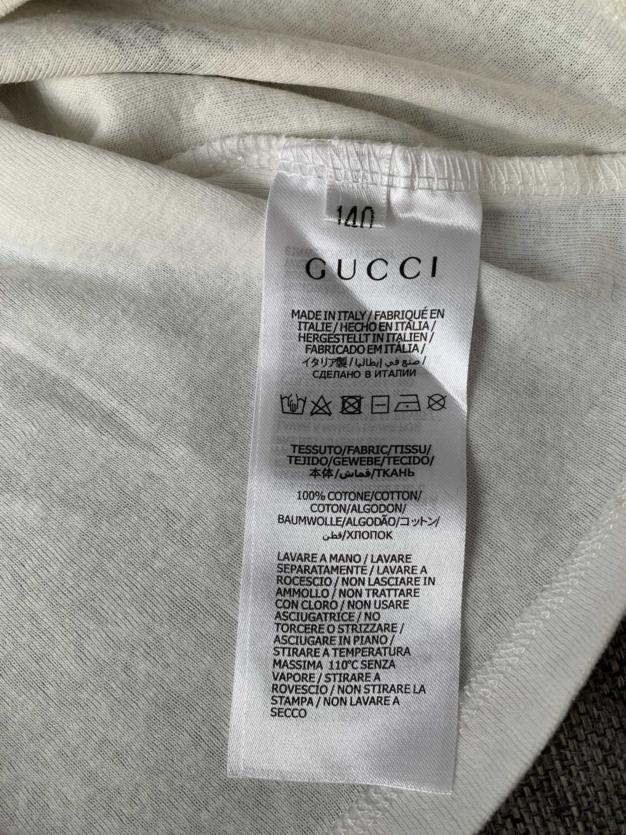 Koszulka Gucci z kotem i myszkami 140