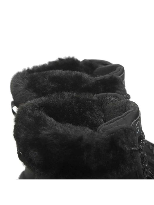 Чоботи дутики жіночі чорні Skechers Relaxed Fit: D'Lux Walker