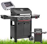 Grill Gazowy Ogrodowy ŻELIWNY Ruszt Nierdzewny Hamson 13,2kW 3+1 Mocny