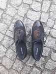 Buty damskie czarne oxfordy Wojas