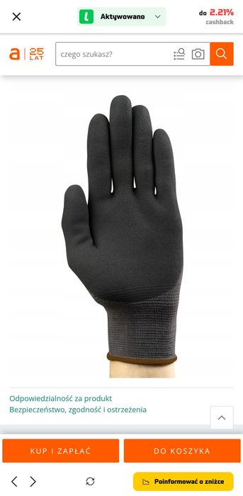 Rekawice Ansell HyFlex 10 Par