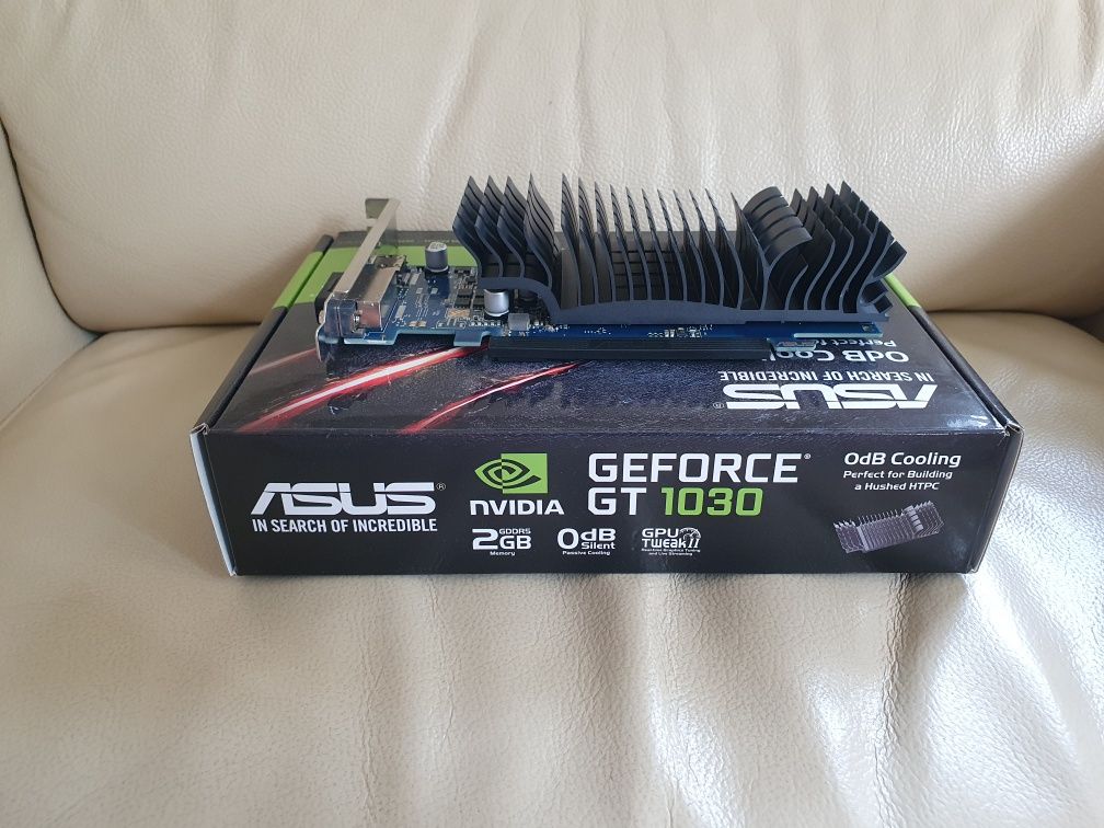 ASUS GeForce GT 1030 Silent - idealna do filmów! | Ciche chłodzenie!