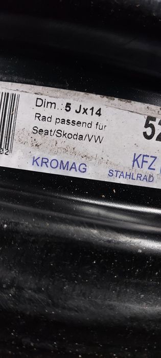 Диски R14 для Seat / Skoda / VW (5Jx14, KROMAG)