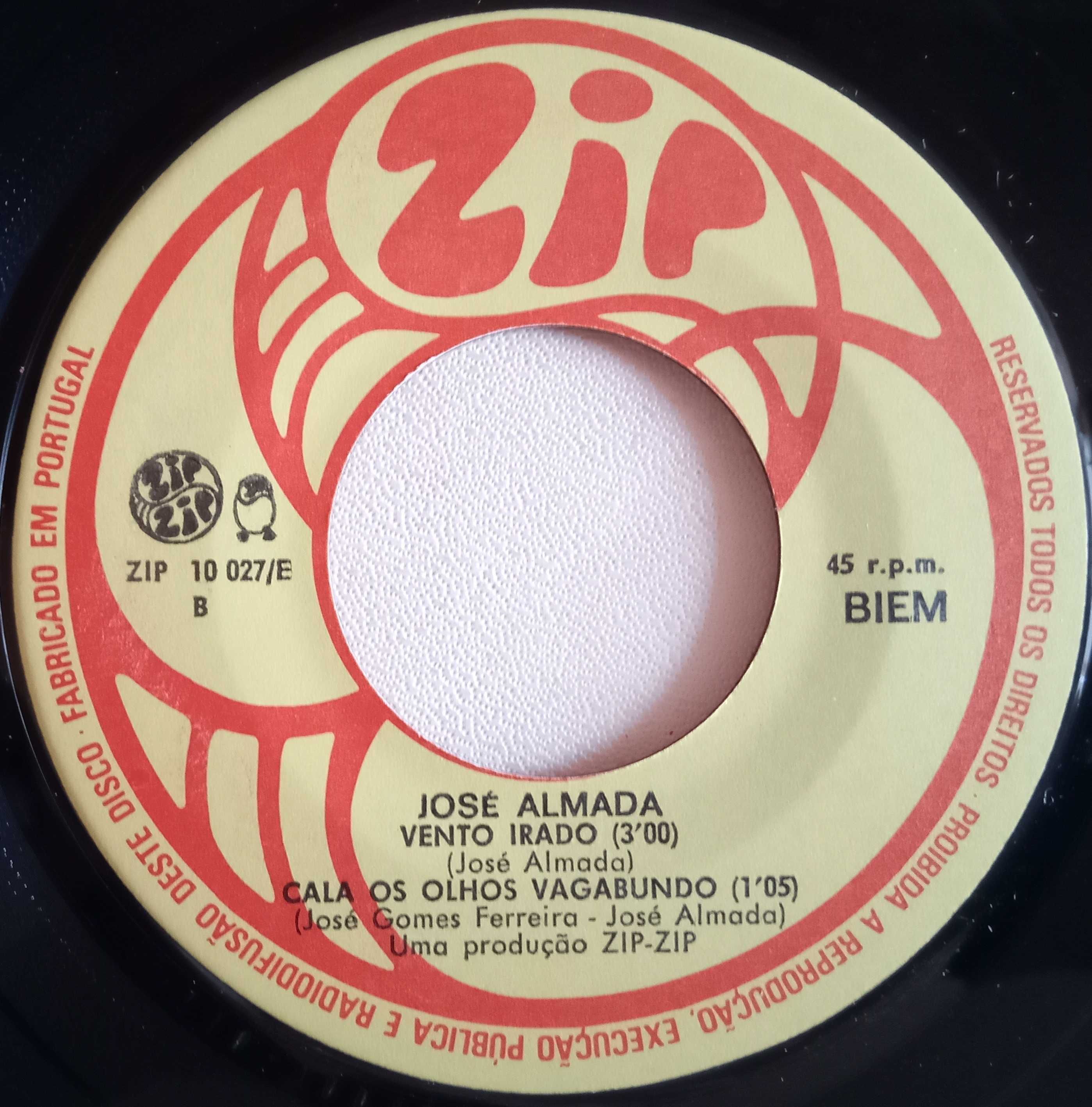 José Almada	- - - - -	Vento Irado	- - - - -	EP