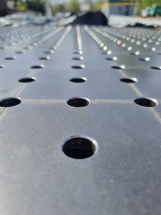 Stół spawalniczy, warsztatowy, System 16, 240x120 S355 GR12