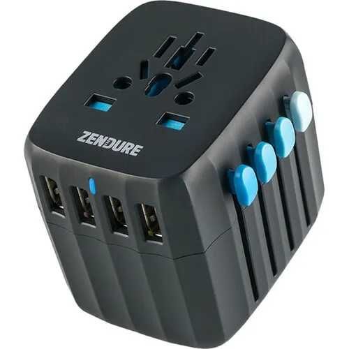 Nowy, kompaktowy adapter podróżny Zendure ZDPPA 4xUSB
