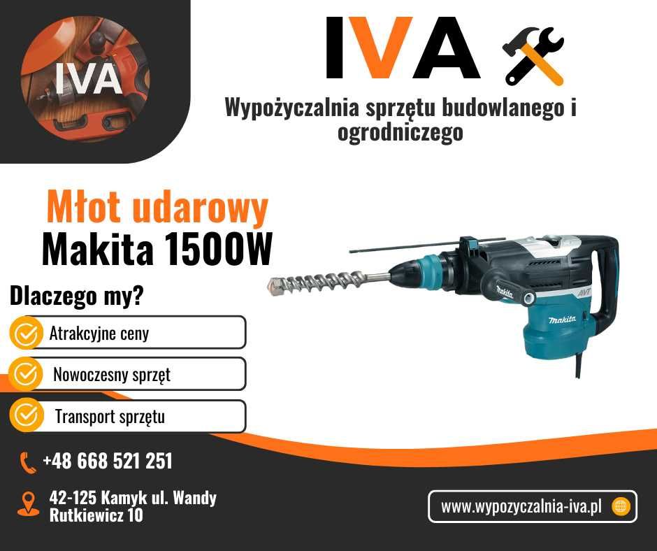 Wynajem Młot udarowy Makita wypożyczalnia sprzętu