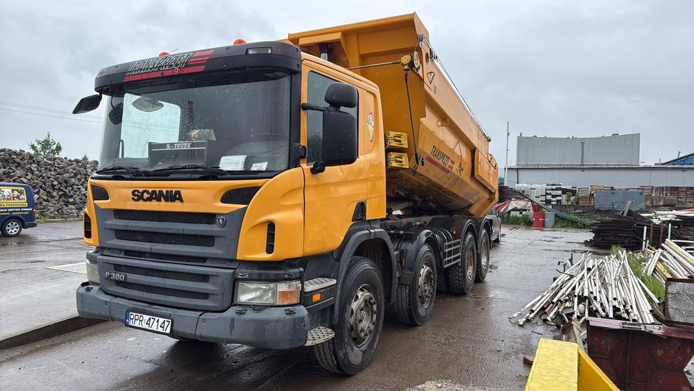 Scania P380  Wywrotka SCANIA P380 mulda 8x4