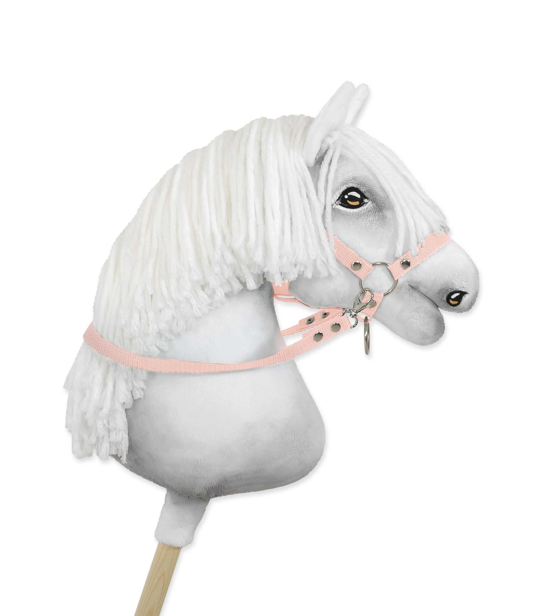 NEW! Wodze dla konia Hobby Horse – pudrowy róż!