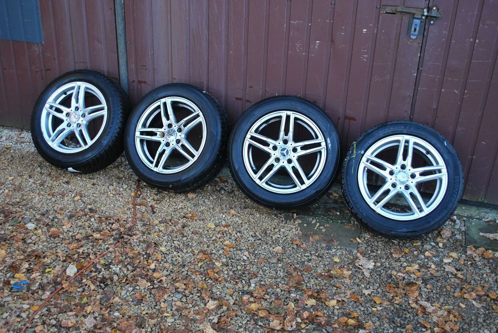 Koła 205/55 R16 5x112 Alufelgi + opony zimowe Mercedes A B Klasa