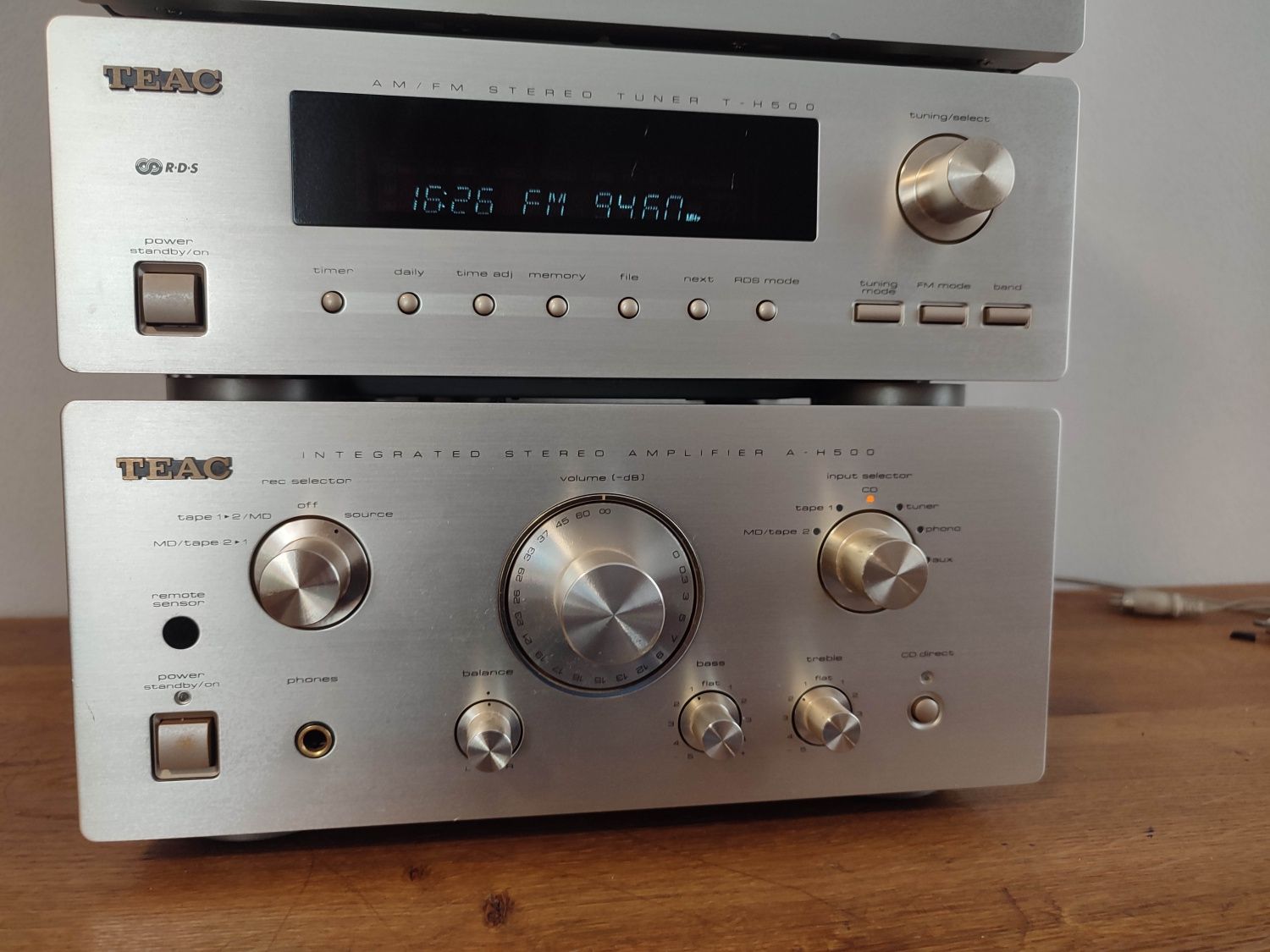 Rezerwacja! Wieża Teac wzmacniacz a-h 500+ tuner+ CD+ magnetofon