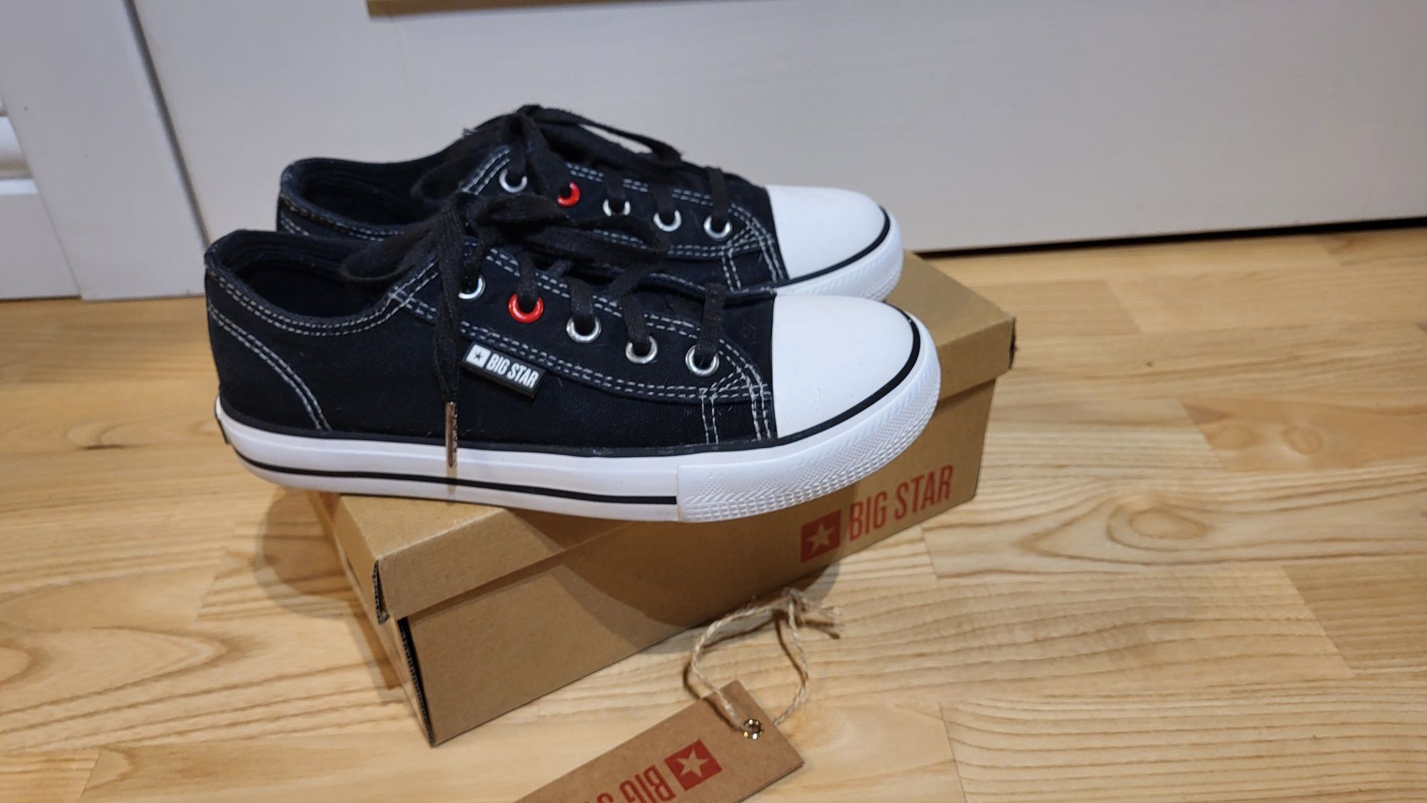 BIG STAR Trampki Dziecięce, czarne, rozmiar 35