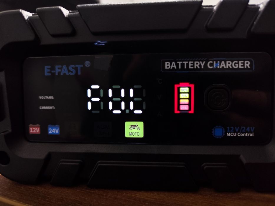 Импульсное зарядное устройство E-Fast TK-1200 12V20A/24V10A