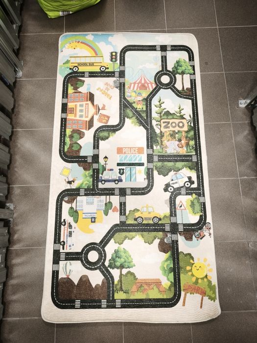 Dywan Antypoślizgowy MIASTO ULICE- 80X150 cm OKAZJA!