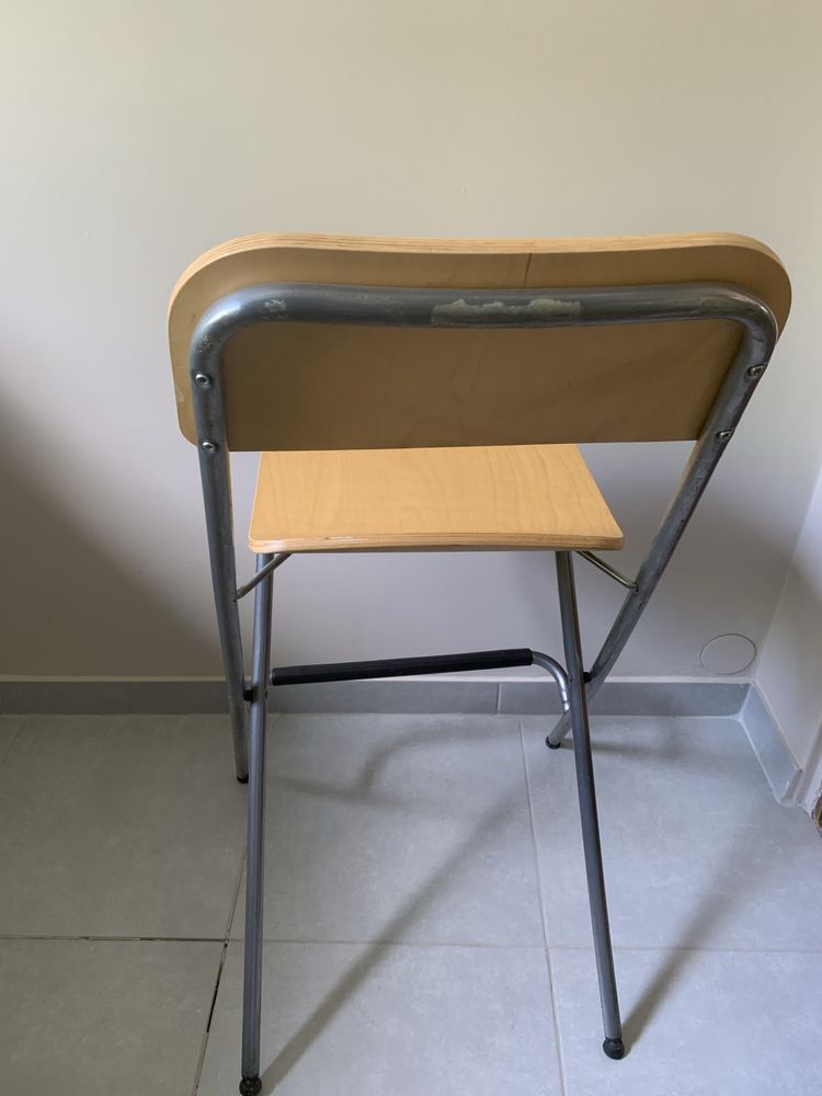Wysokie krzesła składane Ikea