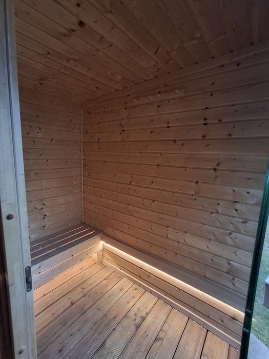 Sauna sucha fińska ogrodowa, zewnętrzna Dostępna od ręki!!!