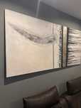 Duży obraz abstrakcyjny 180x80cm recznie malowany olejny