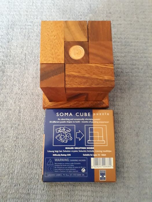 Puzzle Madeira: SOMA CUBE (com entrega*)