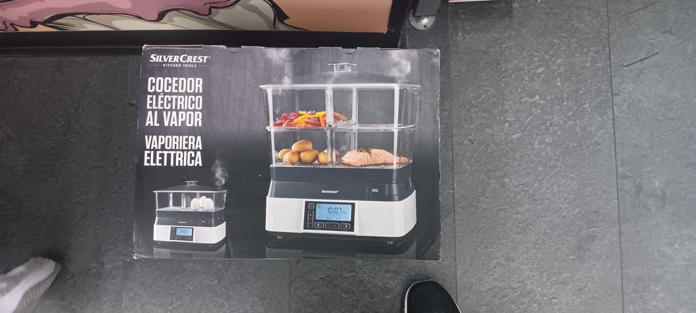 Vaporeira eléctrica a vapor