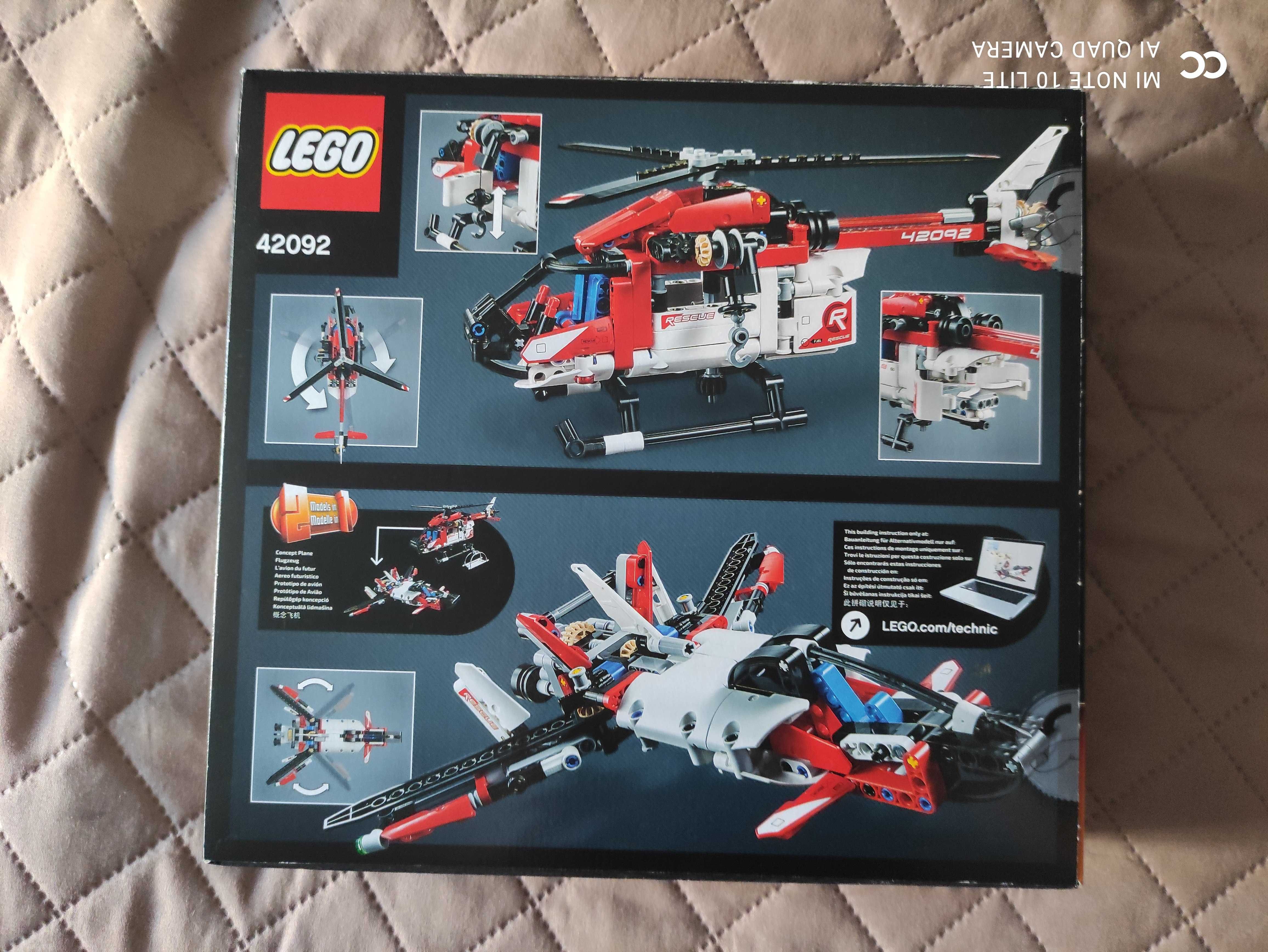 Klocki LEGO Technic 42092 - Helikopter ratunkowy