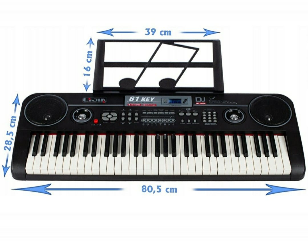 Organy Keyboard 61 klawiszy 328-06