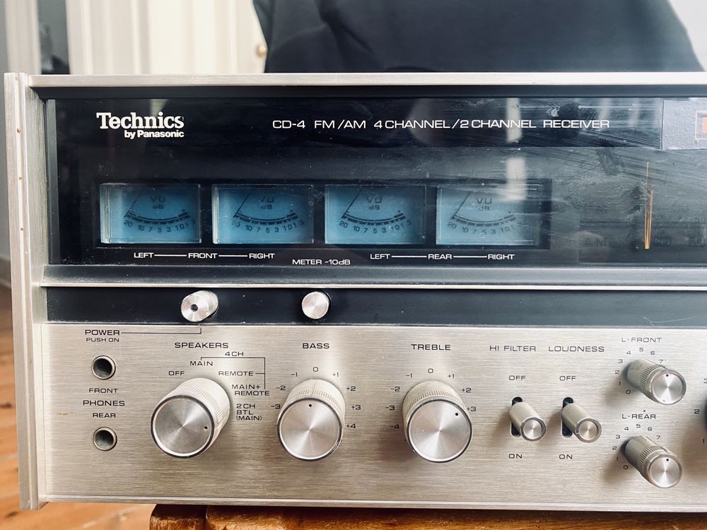 Amplificador Panasonic Technics + Colunas B&O (Vintage)