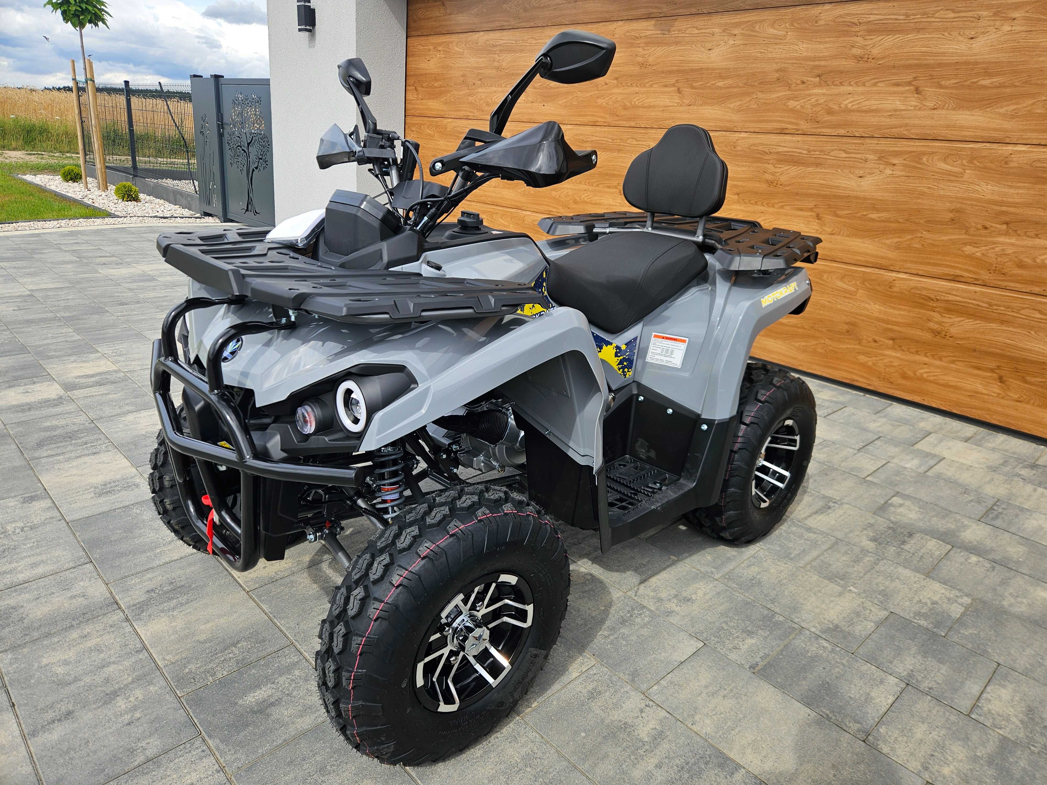 Mikilon Hammer 200 Quad z homologacją T3B wyciągarka alu felgi gratisy