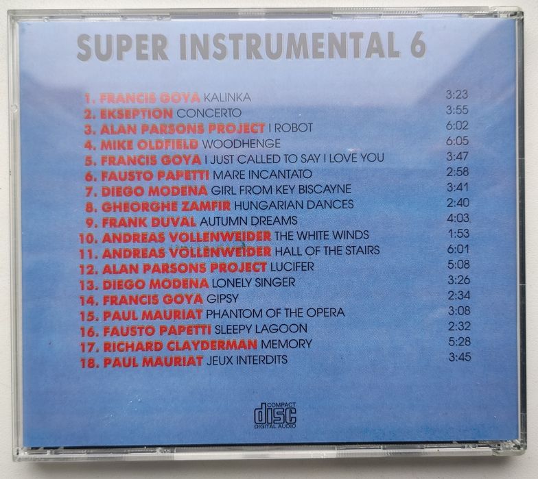 cd диски музичні super instrumental