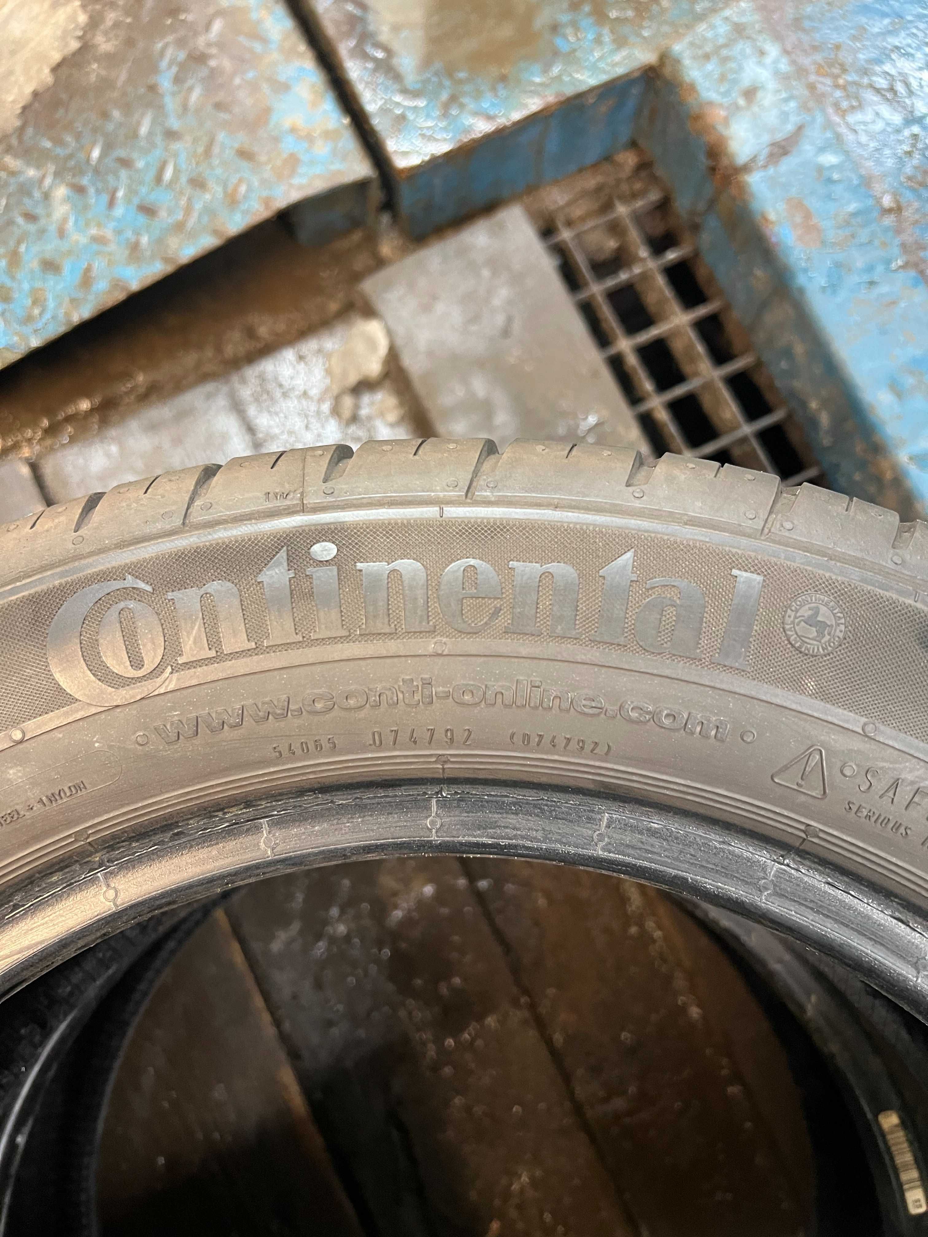 195/55r15 continental opony letnie 2szt bieznik 6.5mm stan bdb