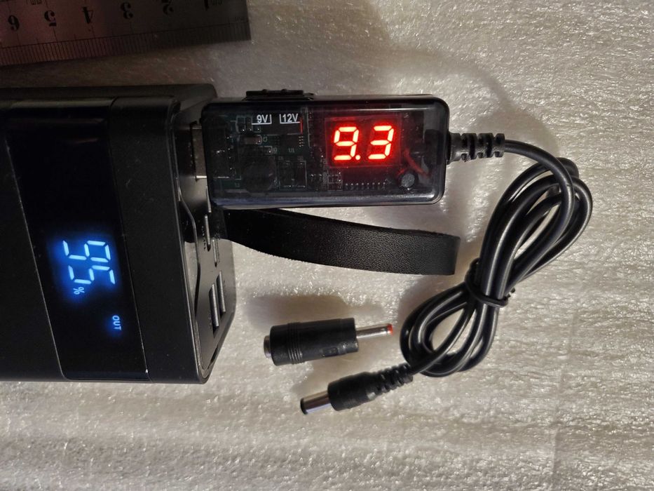 Адаптер для роутера від повербанку (9/12 в) USB DC кабель роздріб/Гурт