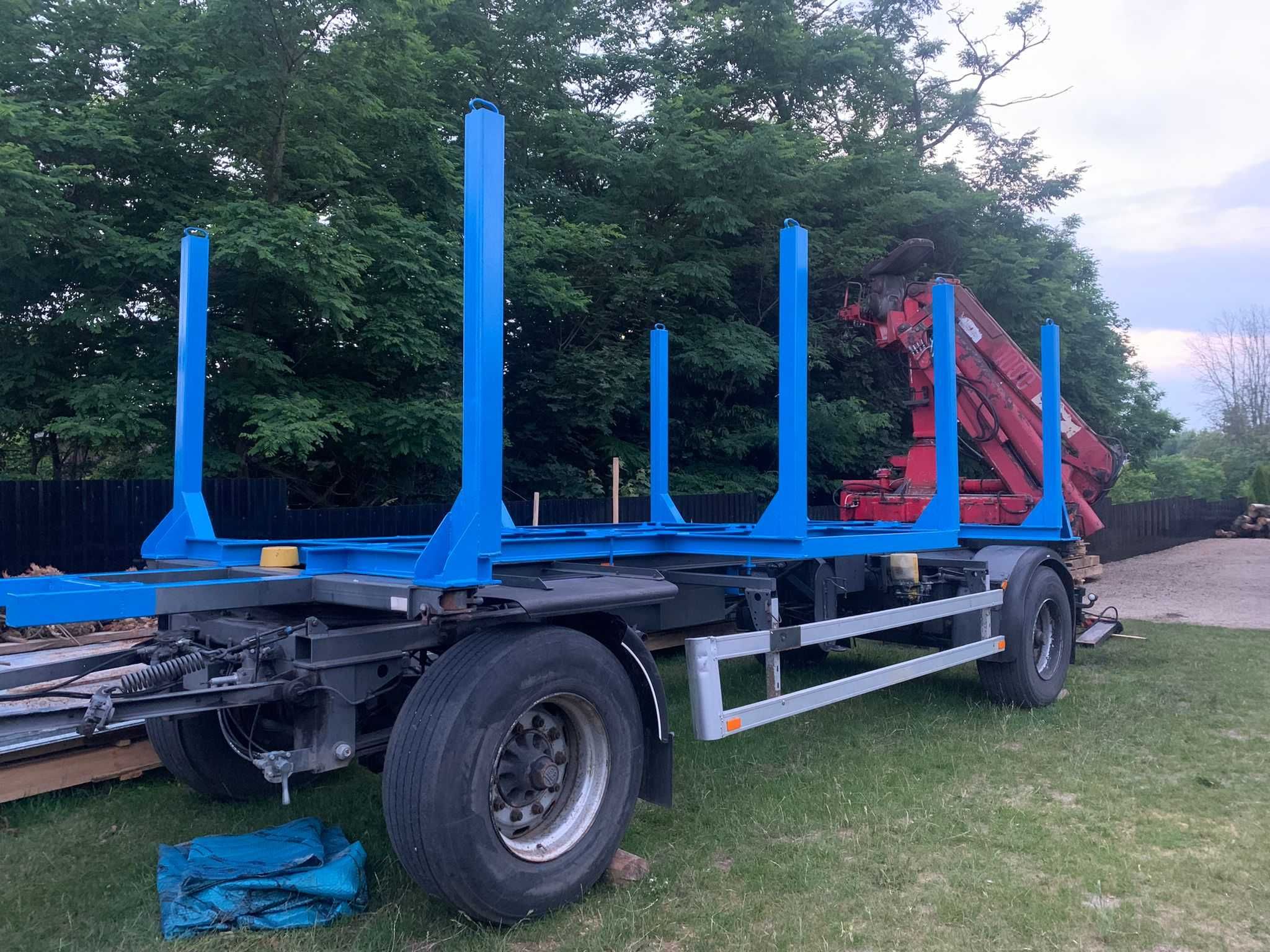 Przyczepa SCHMITZ Cargobull Warneke DO DREWNA HDS 11 metrów zarejestro