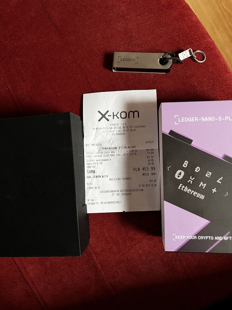 Ledger Nano S Plus(portfel do krypto)