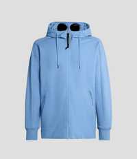 C.P.COMPANY zip hoodie blue
