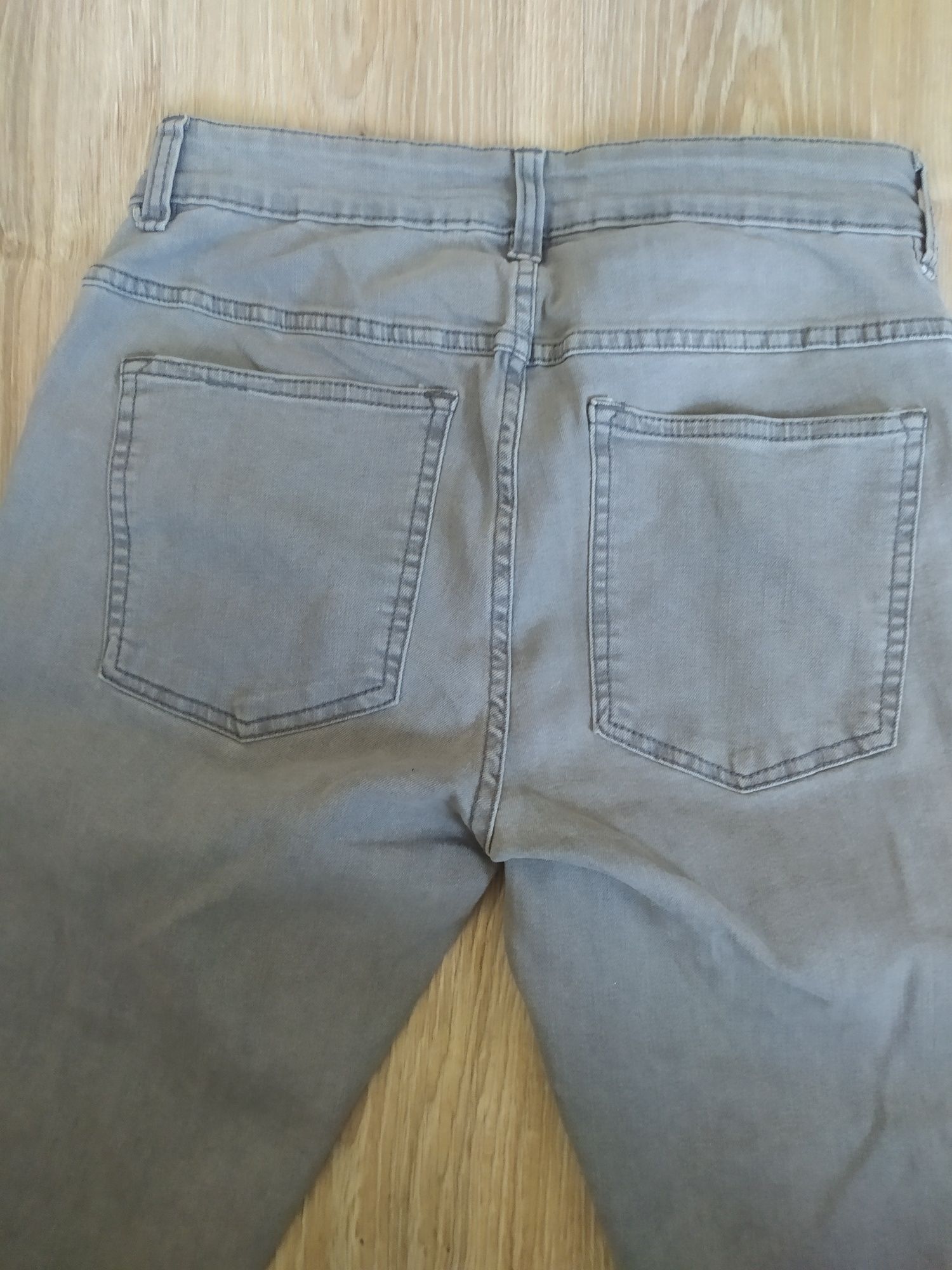Spodnie jeansy szare CoolClub slim 164