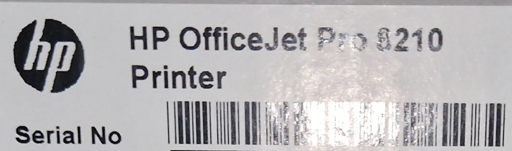 Impressora nova HP OfficeJetPro 8210