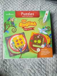 Leo English colours and numbers puzzles