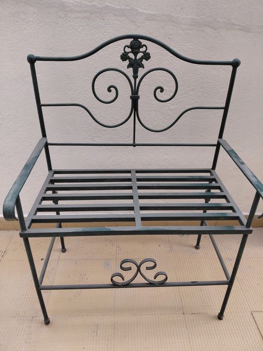 Cadeiras de jardim, duplas em ferro